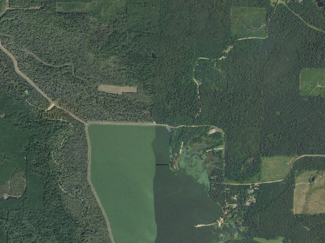 Aerial image of Hatfield Landing Camping Area