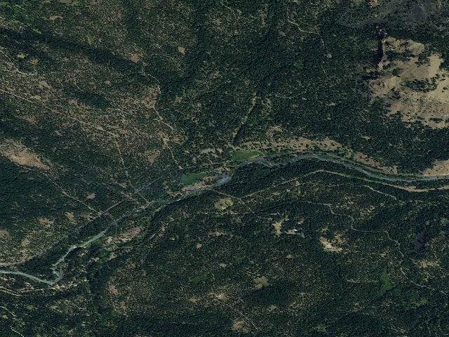 Aerial image of Hause Creek
