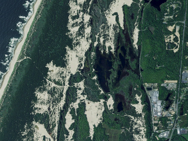 Aerial image of Hauser Sand Camping site 77