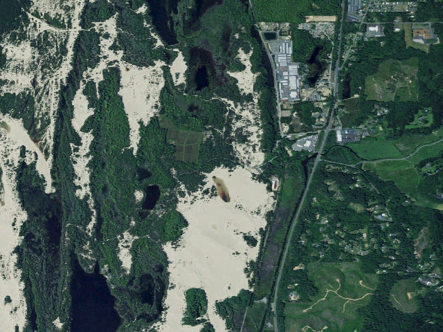 Aerial image of Hauser Sand Camping site 86