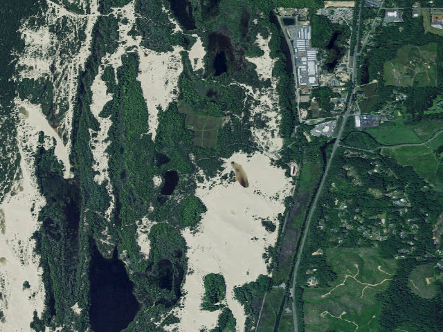 Aerial image of Hauser Sand Camping site 88