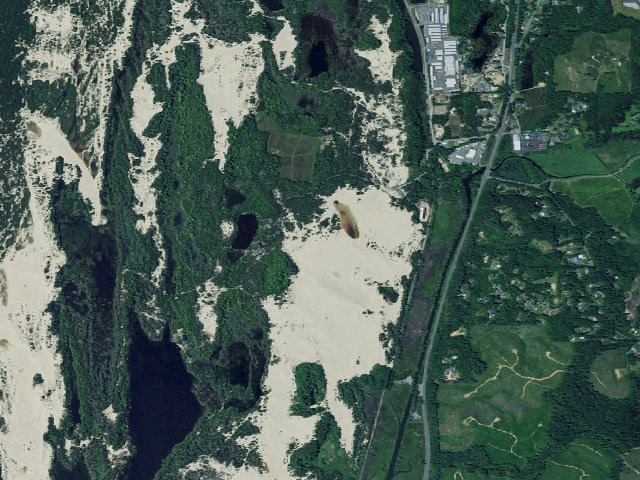 Aerial image of Hauser Sand Camping site 91