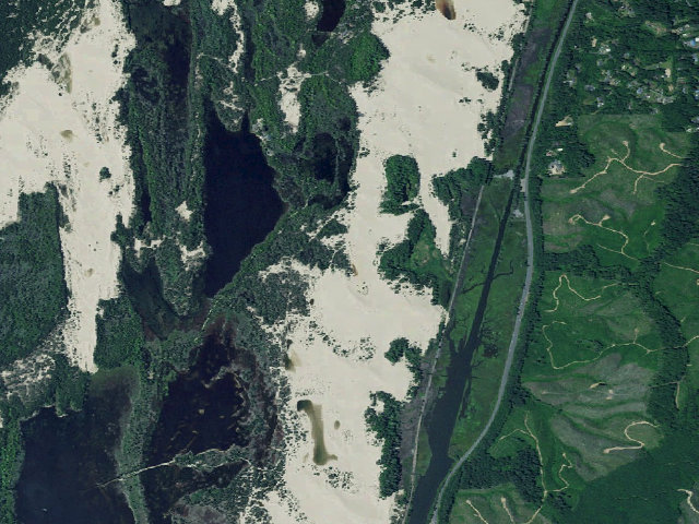 Aerial image of Hauser Sand Camping site 97
