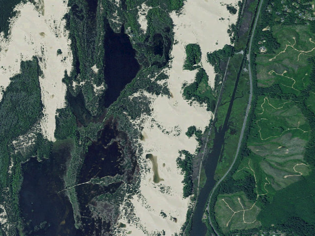 Aerial image of Hauser Sand Camping site 98
