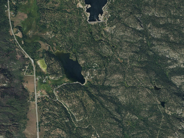 Aerial image of Haviland Lake Campground