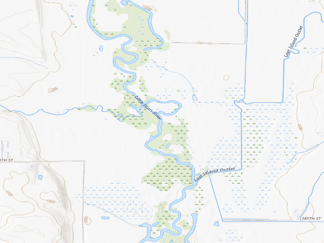 USGS topographic map of Hawk Valley WMA