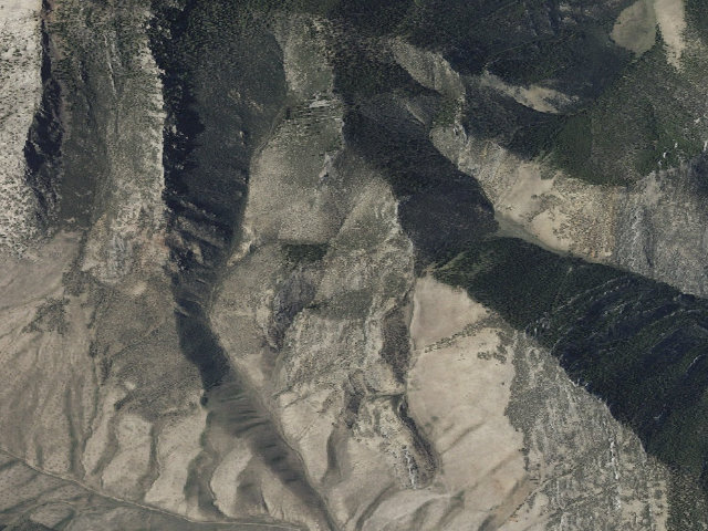 Aerial image of Hawley Mountain Wilderness Study Area