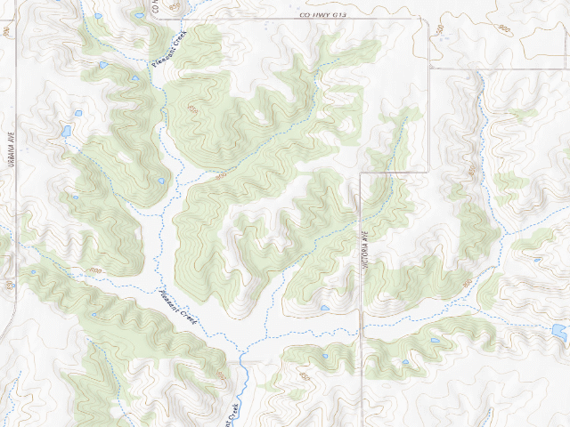 USGS topographic map of Hawthorn Lake WMA