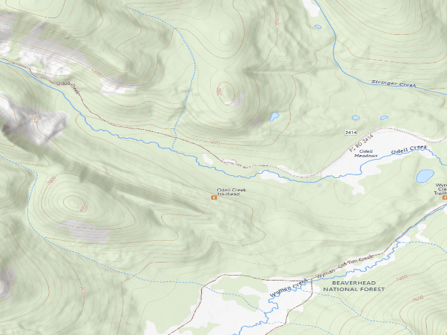 USGS topographic map of Hay At Odell