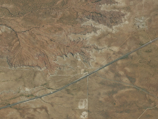 Aerial image of Haystack Mountain Off-Highway Vehicle Area