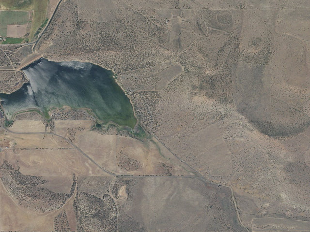 Aerial image of Haystack Reservoir