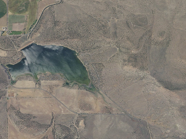 Aerial image of Haystack Reservoir