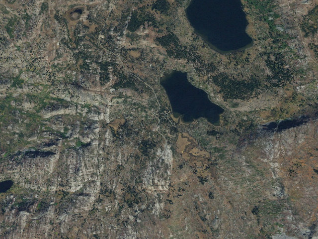 Aerial image of Hazard Lake