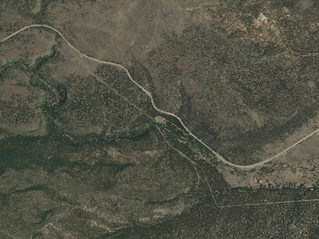 Aerial image of Head of the Ditch Campground