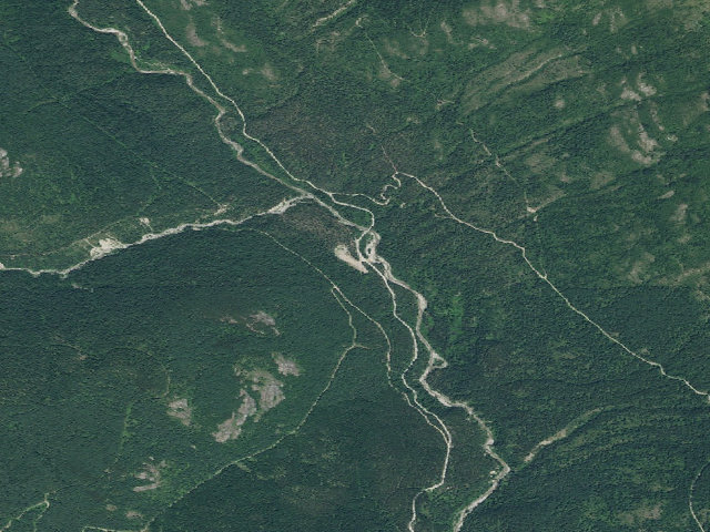 Aerial image of Headwaters Pack River