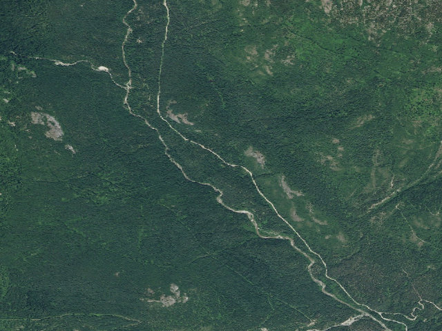 Aerial image of Headwaters Pack River