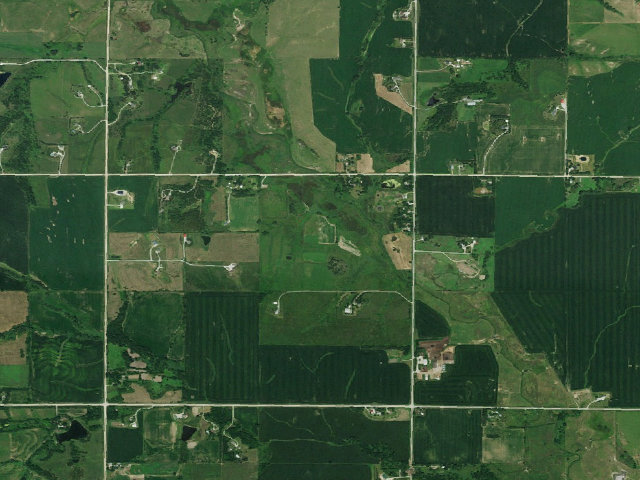 Aerial image of Helmuth Public Access Area (PF)