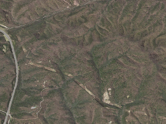 Aerial image of Helveys Mill A.T. Shelter