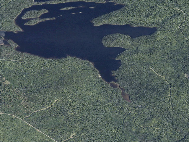 Aerial image of Hemlock Loop (Scraggly Lake Public Land)