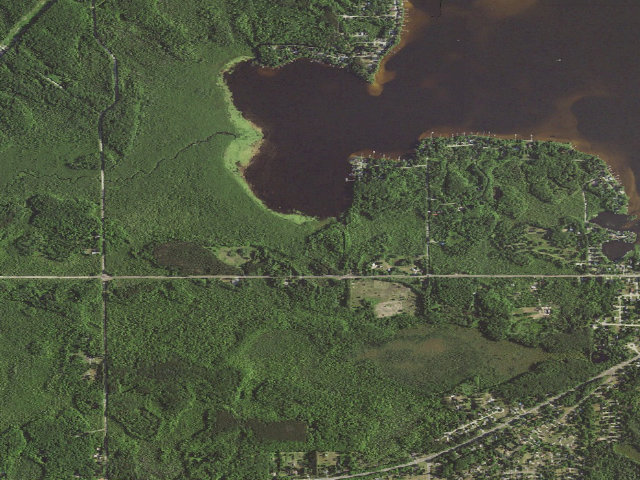 Aerial image of Hemlock Recreation Area
