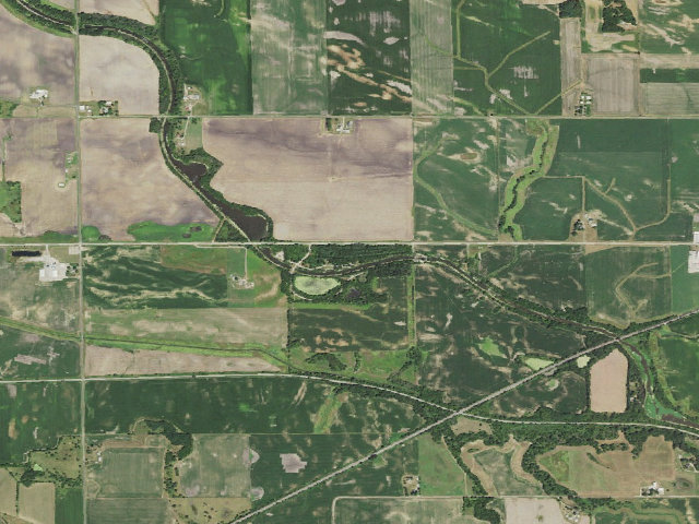 Aerial image of Hennepin Canal State Trail - Lock 21 Campground