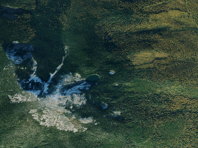 Aerial image of Henry Lake