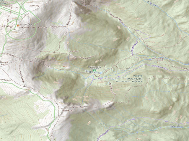 USGS topographic map of Hermit Lake Complex