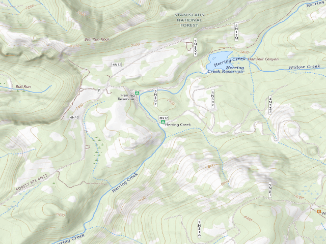 USGS topographic map of Herring Creek