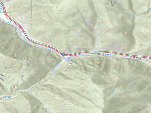 USGS topographic map of Hiawatha 13