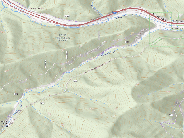 USGS topographic map of Hiawatha 2