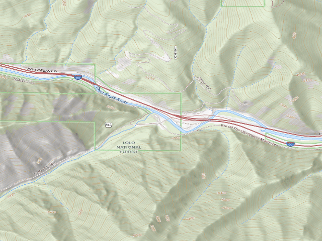 USGS topographic map of Hiawatha 4