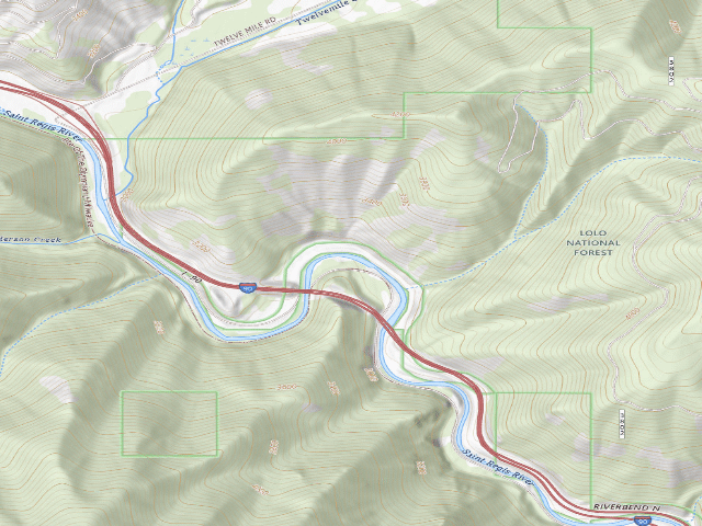 USGS topographic map of Hiawatha 7