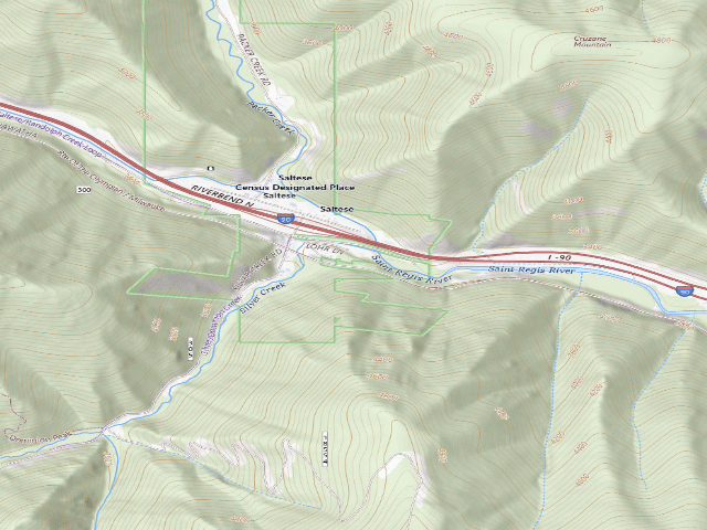 USGS topographic map of Hiawatha
