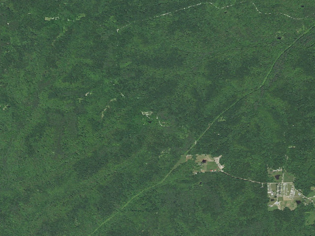 Aerial image of Hickory Ridge Campgound