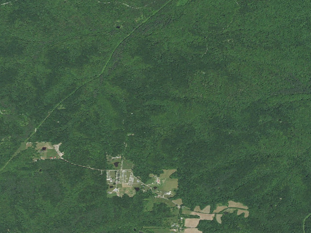 Aerial image of Hickory Ridge Roadside Dispersed Campsite 23 (Hoosier NF)
