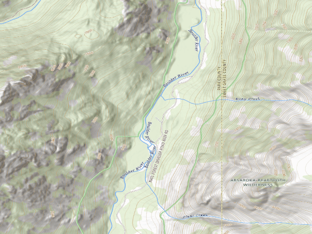USGS topographic map of Hickspark-North-01