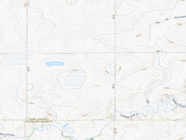 USGS topographic map of Hidden Marsh WMA