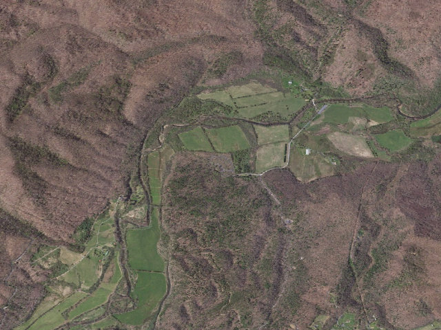 Aerial image of Hidden Valley Campground