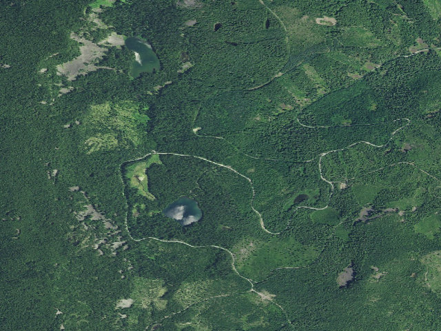 Aerial image of Hideaway Lake