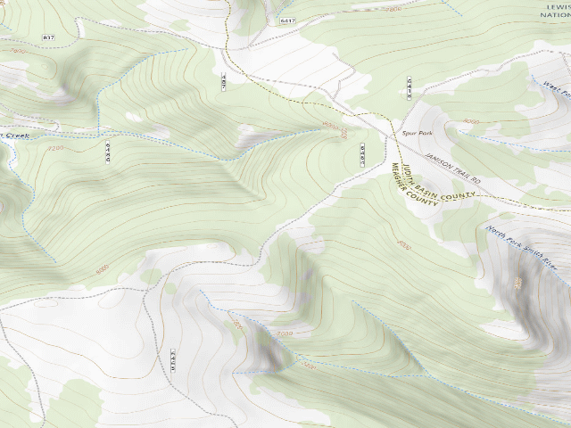 USGS topographic map of Higgins-6464-16