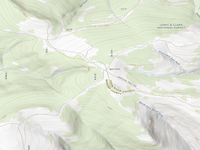 USGS topographic map of Higgins-6464-17