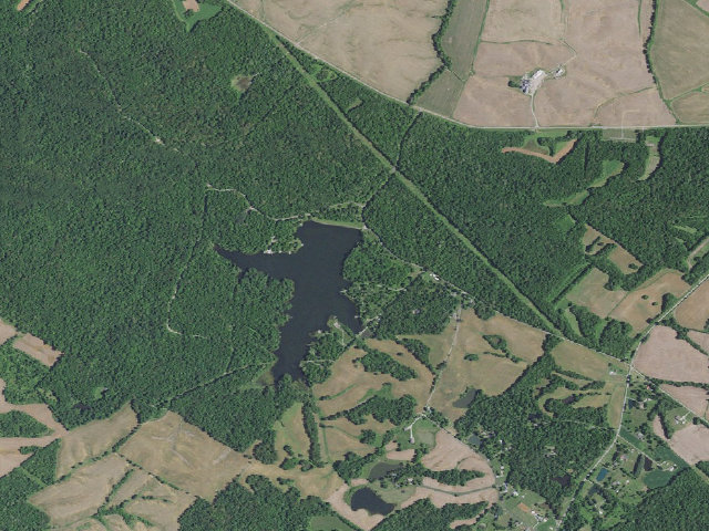 Aerial image of Higginson-Henry WMA - Designated Camping Area (south)