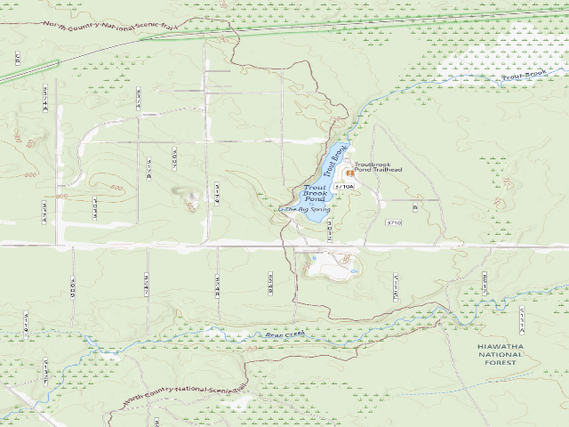 USGS topographic map of High Banks Lake