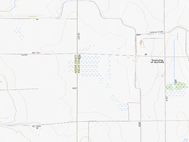 USGS topographic map of High Basin WMA
