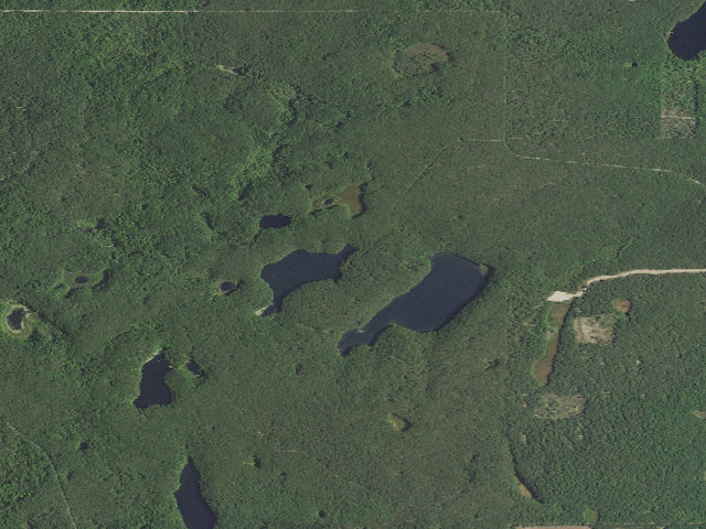 Aerial image of Highbanks Campground