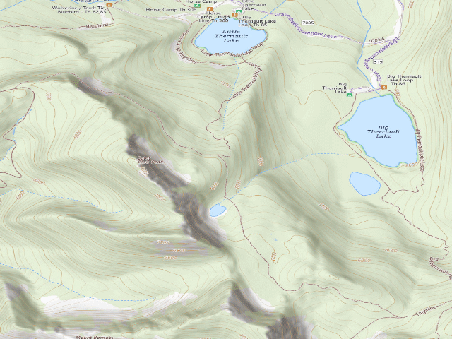 USGS topographic map of Highline Tr 339-Site 2