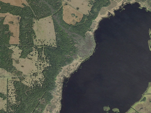 Aerial image of Highwater Camp (River Lakes Conservation Area)