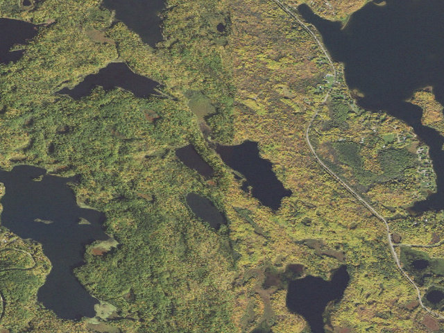 Aerial image of Hill Lake (M86)