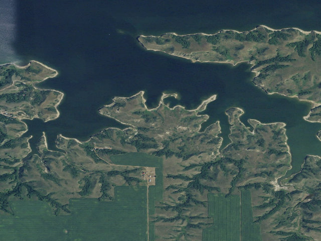 Aerial image of Hille WMA (Mercer County)