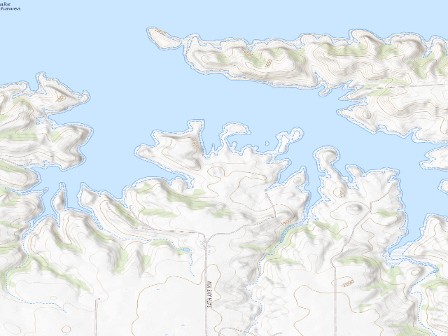 USGS topographic map of Hille WMA (Mercer County)